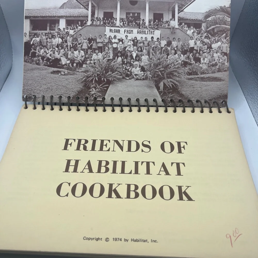 Vintage 1974 Friends of Habilitat Hawaiian Cookbook Celebrity Recipes Don Ho
